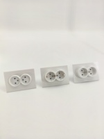 Interruptor de Pared Resistente al Fuego, sin Bordes, Estilo Francés/Alemán, para Proyectos de Cableado en Apartamentos y Edificios Comerciales