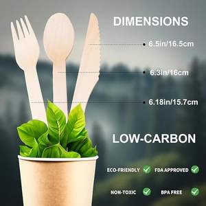 Thân Thiện Với Môi Phân Hủy Sinh Học Tre Dao Kéo Đặt Dùng Một Lần Dĩa Và Pre-Cán Khăn Ăn Cho Du Lịch Đám Cưới Bên - Product Image 2