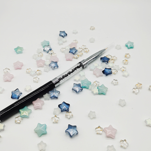 Pinceau à double tête en nylon pour nail art, idéal pour la peinture au gel, le dessin, les salons et la manucure à domicile - Product Image 4