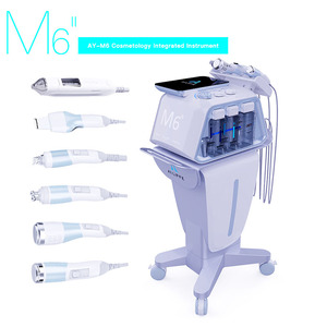 M6‑II 6‑in‑1 Hydro Skin Rejuvenation <b>Machine</b> Hydro Dermabrasion Facial Small Bubble Blackhead Removal Ultrasonic Peeling - Product Image 4