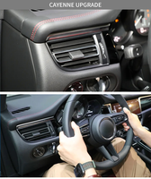 Pour Porsche Macan 95B 2021-2023 : Grille d'aération centrale, sortie de climatisation, garniture de tableau de bord – Pièces de rechange neuves pour amélioration