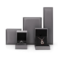 Boîte à bijoux de luxe pour bracelet, emballage de bijoux vintage en cuir PU, grande boîte de rangement personnalisée pour bagues et bijoux