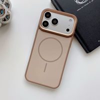 Coque de protection rigide ultra-fine en PC métallique pour iPhone 17 Pro Max, 17 Air, 16e, 16, 15, 14 Plus, 16 Pro, 13, 12, 11
