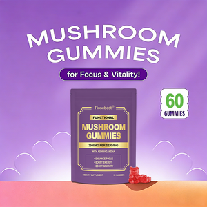 Gummies Nootropiques Bio Tout-en-un à Base de Champignons avec Ashwagandha en Sachets, Marque Privée OEM, Fabrication Chinoise - Product Image 4