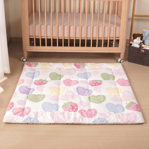 Alfombra de juego acolchada de algodón personalizada para bebés, gruesa, suave, portátil y plegable, para gatear y tiempo boca abajo, fabricante de alfombras infantiles. - Product Image 2