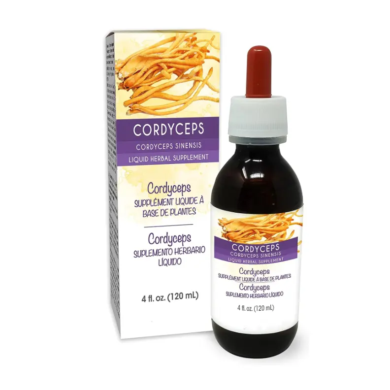 Kualitas jamur Cordyceps dan jamur bebas alkohol ekstrak cairan larutan dalam tetes Suplemen Herbal