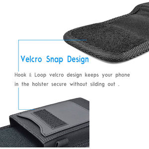 Funda Universal de Cuero para Cinturón con Clip, <span class=keywords><strong>Bolsa</strong></span> para Tarjetas de Identificación, Porta Teléfono para iPhone, Samsung, VIVO - Product Image 5