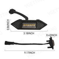Lámparas de advertencia DRL para coche, luz LED de circulación diurna, luces de rejilla impermeables para Toyota Rav4, 2019, 2020, 2021, 2022