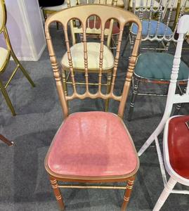 Luxury Gold Metal Wedding Chairs Stacking Banquet Furniture for Hotels Events and Apartments-for Living Room <strong>Use</strong> Wholesale - Product Image 5