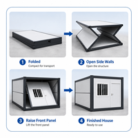 Maison Modulaire Pliable pour les Équipes d'Entretien et les Salles de Repos : Aménagement Pratique des Espaces de Travail et Facilité de Déménagement