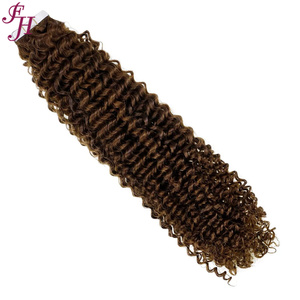 Extensions de cheveux humains Remy bouclés crépus FH à bandes adhésives, avec cheveux naturels doux et pointes à double trame - Product Image 3