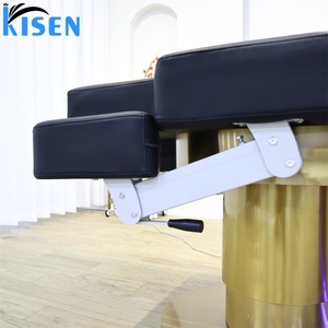 เก้าอี้เสริมสวย KISEN Modern Salon ปรับแต่งสีได้ พร้อมมอเตอร์ 3/4 ตัว  โต๊ะสปาต่อขนตาพร้อมไฟ  เตียงเสริมความงามสำหรับทำทรีทเมนท์ใบหน้า - Product Image 3