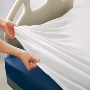 200TC T50C50 40*40 110*90 Lụa Cảm Giác Poly Bông Đồng Bằng Vải Khách Sạn Linen Bedsheet Vải - Product Image 3