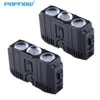 Focos LED de 3 Ojos, Luz de Conducción, Lámpara Auxiliar de Tres Lentes, Alta Potencia 180W, Luces para Parrilla de Motocicleta y Automóvil