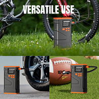 Démarreur portable 4-en-1 150 PSI 8000 mAh avec compresseur d'air pour pneus et booster de batterie 12 V