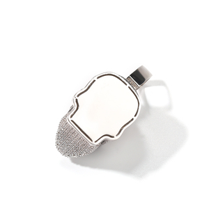 Nuevo Collar con Colgante de Calavera de Diamantes Negros, Estilo Hip Hop, Brillante y Aterrador, para Hombre - Product Image 2