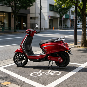 Moped électrique avec pneus résistants à l'usure, conçu pour la ville, les courses et les trajets inter-arrondissements - Product Image 3
