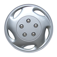 Capuchon de roue en alliage PP argent et noir, 13, 14 ou 15 pouces, 1 pièce, meilleur prix