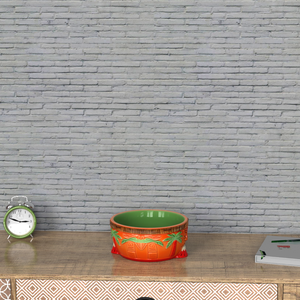 Tigelas Grandes de Cerâmica Estilo Tiki Personalizadas para Cães, Tigela Pesada de Cerâmica para Ração e Água, Tigela de Alimentação para Cães Pequenos, Médios e Grandes - Product Image 6