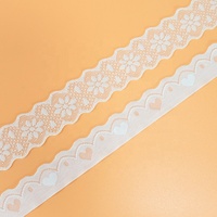 DIY Vêtements Accessoires de Couture Floral Brodé Dentelle Ruban Tricot Dentelle Élastique pour Textile Vêtement