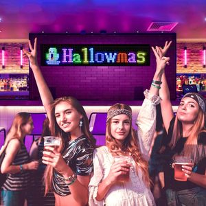 Letrero LED Desplazable GOTUS de 120x30mm, Control por Aplicación Bluetooth, Pantalla Digital Programable para Publicidad Comercial y Decoración - Product Image 2