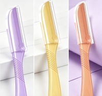 Domon Dolly - Ciseaux à sourcils de précision en acier inoxydable, lame ergonomique antidérapante pour femmes, soin des sourcils