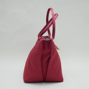 Bolso de mano de nailon color rojo vino, bolso ligero impermeable con asa superior, bolso de hombro informal de gran capacidad para viajes, para uso diario en el gimnasio - Product Image 5
