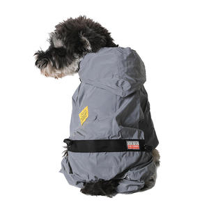 Impermeable Reflectante de Alta Visibilidad para Mascotas, Ropa de Lluvia de Seguridad para Exteriores para Todas las Razas - Product Image 1