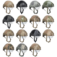 SIVI High Cut Casques Sports de plein air Chasse Tir Casco Tactico Head Équipement de protection Tactique Casque rapide avec lunettes