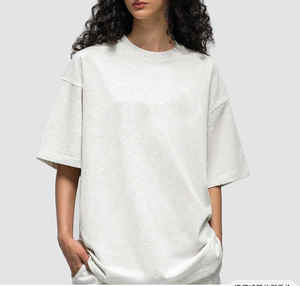 เสื้อยืดแขนสั้นพิมพ์ลายพัฟสำหรับผู้หญิงเสื้อยืดโอเวอร์ไซส์สไตล์อเมริกันไฮสตรีทฤดูร้อน - Product Image 3