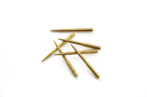 <span class=keywords><strong>Pièces</strong></span> OEM de petite taille usinées en acier au carbone par usinage de type <span class=keywords><strong>suisse</strong></span> avec oxyde noir et revêtement en <span class=keywords><strong>or</strong></span> Ti - Product Image 2