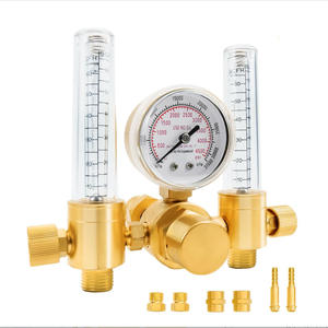 Débitmètre double, régulateur de gaz AR/CO2 avec chauffage électrique, débitmètre de gaz argon pour le dioxyde de carbone - Product Image 5