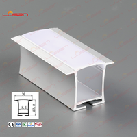 Profilé en aluminium 6063-T5 pour bandes LED, décorations, service de découpe LS-123