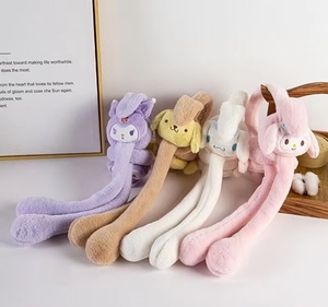 Cache-oreilles en peluche à oreilles mobiles, nouveauté, cache-oreilles d'hiver moelleux pour enfants, bandeau réglable pour filles et garçons - Product Image 2