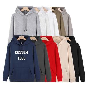 Sudadera con capucha polar extragrande ecológica de algodón 65% para hombre con estampado de diseño de logotipo bordado personalizado para ropa de invierno - Product Image 6