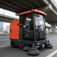 Balayeuse routière électrique ConTour, nouvelle, entièrement fermée, autopropulsée, 1500W, 48V, largeur de nettoyage 1900mm, efficacité 16000/h, HD