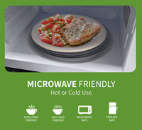 Assiettes jetables en bagasse 100 % biodégradables et compostables de 7 pouces pour mariage