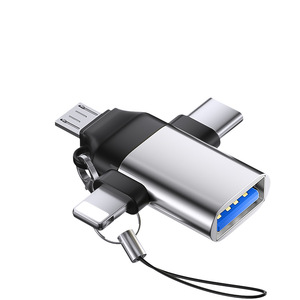 Hot 3 in 1 OTG <strong>Adapter</strong> Micro <strong>USB</strong> Type C to <strong>USB</strong> 3.0 <strong>Adapter</strong> for Samsung Galaxy S20 S10 Macbook <strong>USB</strong> C OTG <strong>Adapter</strong> Converter - Product Image 3