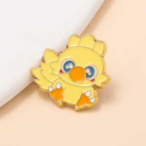 Groothandel Game <span class=keywords><strong>Final</strong></span> <span class=keywords><strong>Fantasy</strong></span> Chocobo Metal Badge Broche Spelden Voor Fans Tas Rugzak Accessoire - Product Image 6