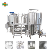 Équipement de brassage de bière automatique en acier inoxydable, cuves de fermentation coniques, cuve sous pression 4000L, installation gratuite