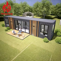 Maison conteneur modulaire petite maison préfabriquée préfabriquée avec chambre et salon petite maison mobile chalet de vacances