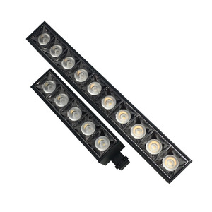 Luminaria LED Rectangular Antideslumbrante <span class=keywords><strong>con</strong></span> Rejilla, Cabezal de Lámpara Decorativo para Interiores, Luces Lineales de Techo <span class=keywords><strong>con</strong></span> Certificación CE - Product Image 5