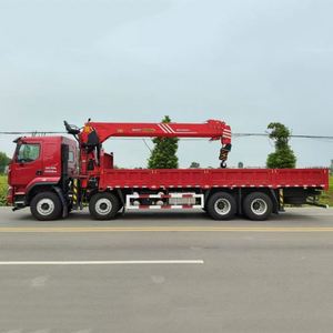 Grúa Montada en Camión Dongfeng 8x4 de 12 Toneladas con Brazo Recto para Ingeniería Eléctrica Municipal, Vehículo de Elevación y Transporte - Product Image 5
