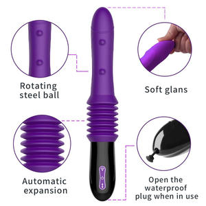 USB wiederauf ladbare Frauen Sex maschine weiblich Vibrator Massage gerät Dildo Mastur bator Sexspielzeug für Frauen - Product Image 2