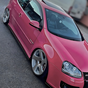 Volkswagen Golf 5 Mk5 Gti R32 Side Skirts Abs Piano Black Carbon Fiber Texture Body Kit For Car Modification - Product Image 3