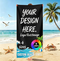 Desain Handuk Pantai Kustom, Buat Handuk Pantai Kustom Anda Sendiri dengan Teks, Logo, Foto, Handuk Pantai yang Dipersonalisasi