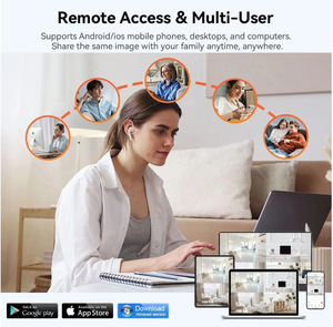 <span class=keywords><strong>Cam</strong></span>éra IP Wifi 2MP 8K solaire extérieure étanche à trois objectifs, <span class=keywords><strong>cam</strong></span>éra HD à faible consommation d'énergie, batterie, vision nocturne PIR, <span class=keywords><strong>cam</strong></span>éra de sécurité CCTV - Product Image 6