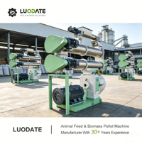 Máquina de Fabricación de Pellets para Pollo LUODATE de Alta Eficiencia 12-20T/H, Máquinas de Procesamiento de Alimentos de Alta Calidad para Animales, con Certificación CE