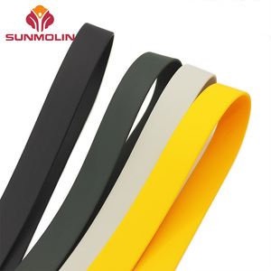 Tùy Chỉnh Màu Sắc 25Mm Rộng Con Chó Cổ Áo Dây Xích Linh Hoạt Không Thấm Nước PVC Tráng Vải Dây Đeo - Product Image 1