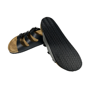 White Double Buckle Slides Slippers Open Toe Flat <b>Sandals</b> PVC Casual Beach Outdoor Unisex - Product Image 3